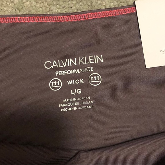 NWOT CK Leopard Print Performance 7/8 Tights - Picture 9 of 11